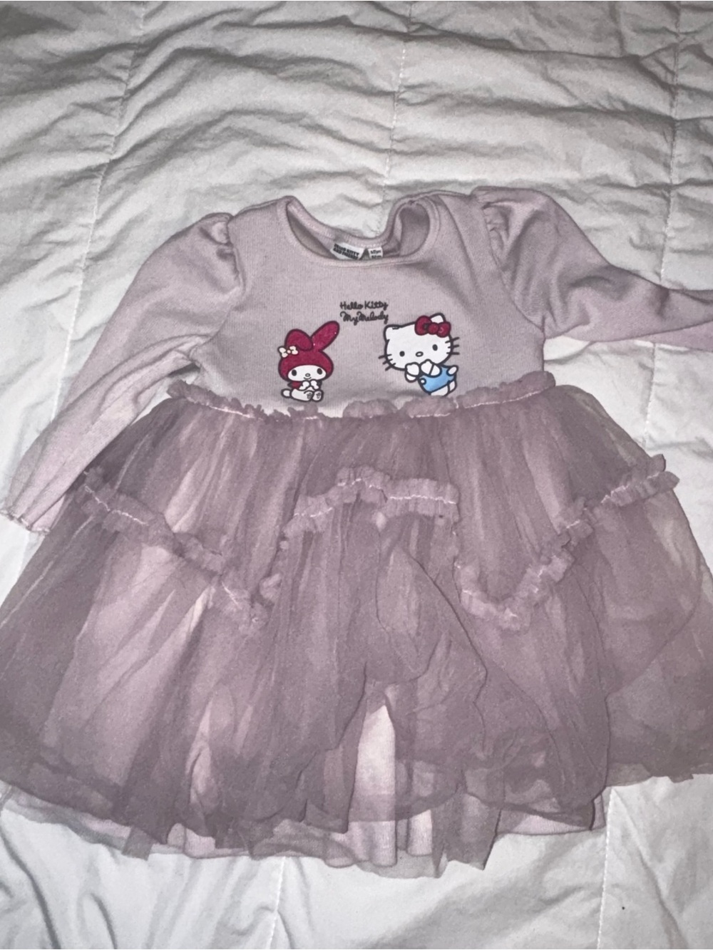 Hello Kitty Pink Tulle Skirt Dress